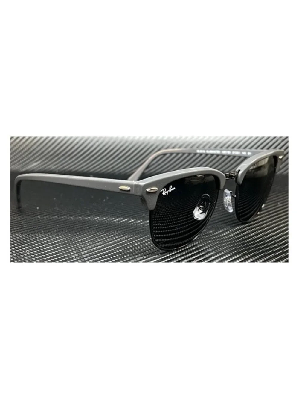 New Ray-Ban Men Grey Dark Sunglasses 55-21-150